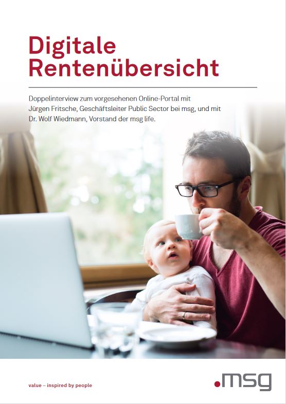 Digitale Rentenübersicht